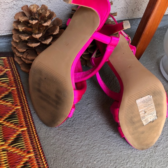 H&M bring pink satin sandals - Picture 6 of 8